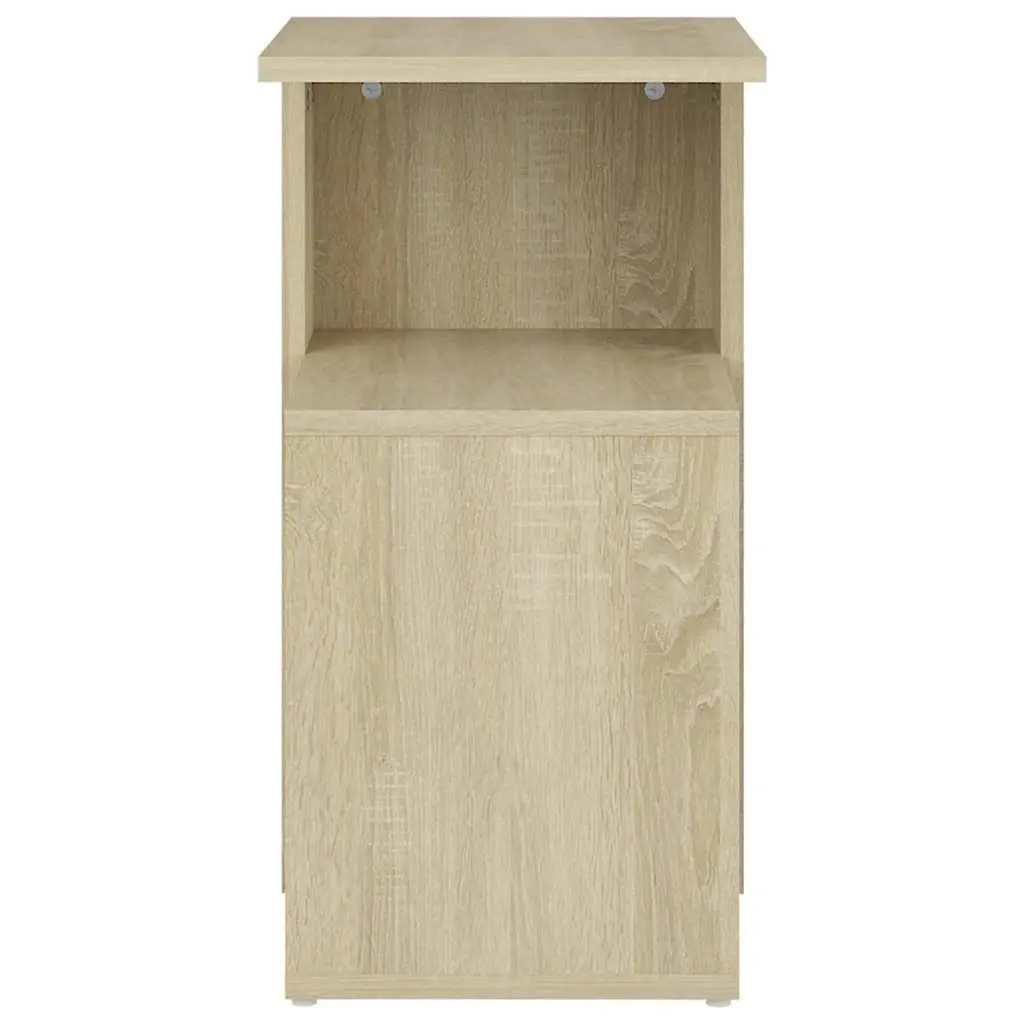 Side Table Brown 36x30x56cm Storage Accent
