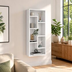 White Wall Shelf for Display and Storage