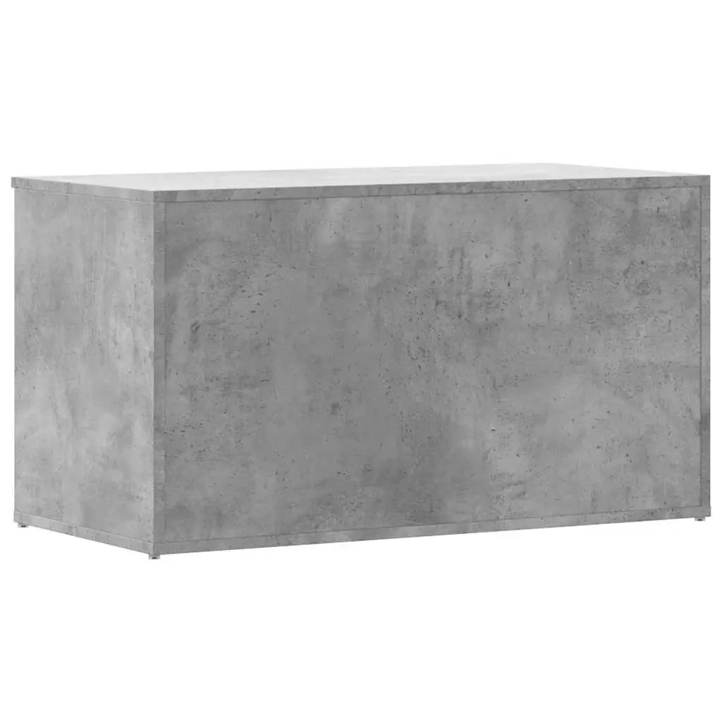 Storage Chest Grey Engineered Wood Bedroom Living Room Organizer Box Furniture