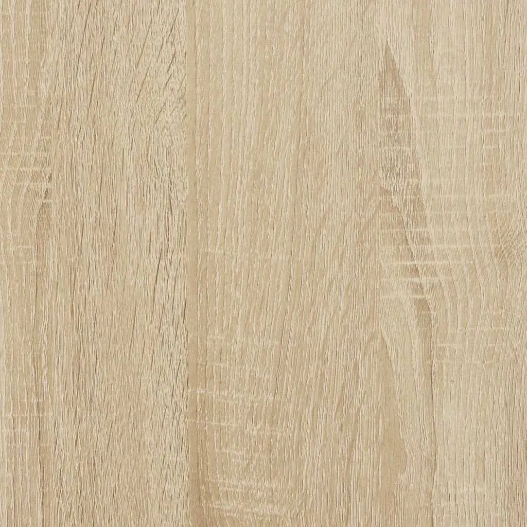 Dining Table Kitchen Sonoma Oak Brown Engineered Wood Sturdy Stable Elegant