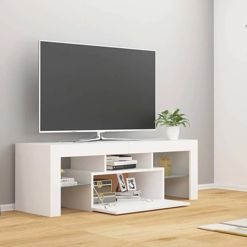 TV Cabinet with RGB LED Lighting