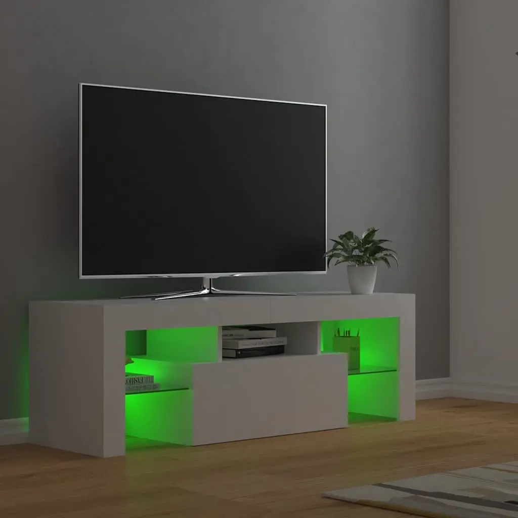 TV Cabinet with RGB LED Lighting