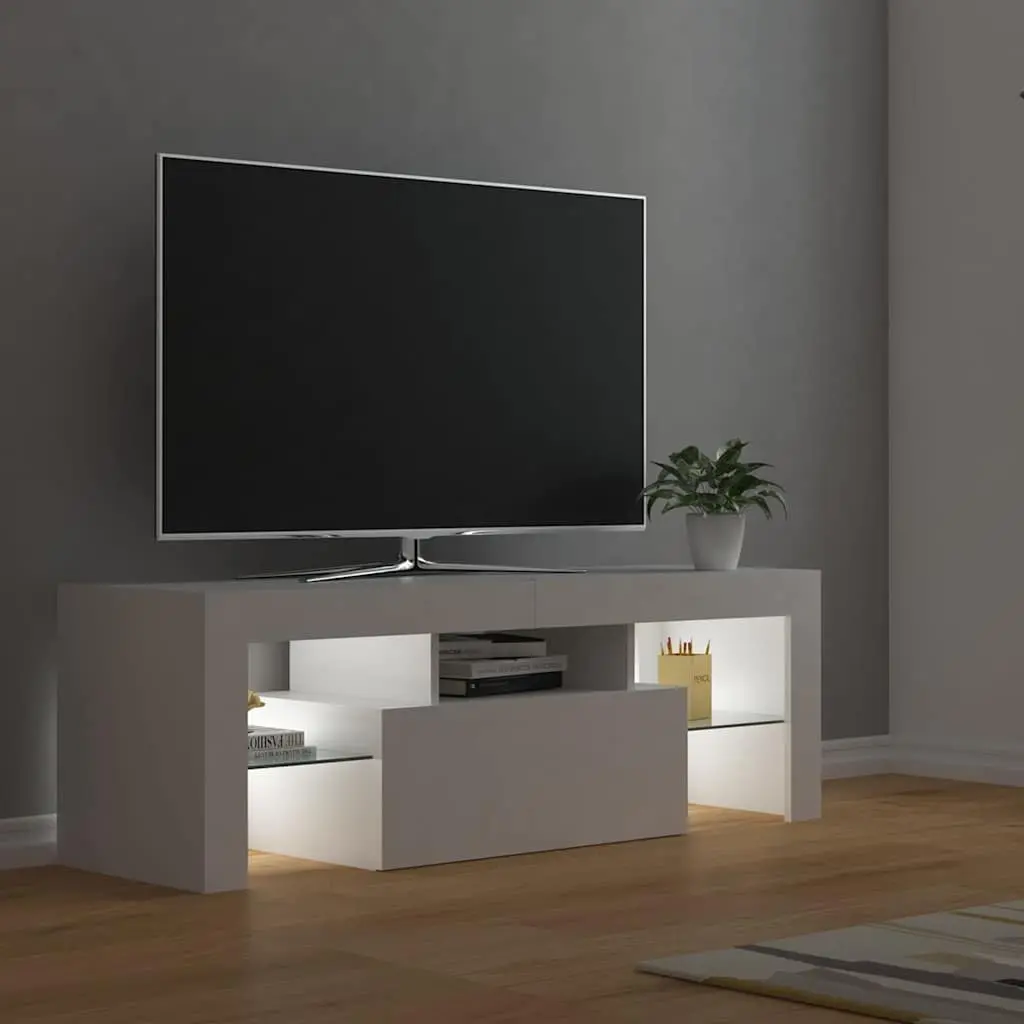 TV Cabinet with RGB LED Lighting