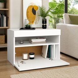Confidently Designed RGB LED TV Cabinet for Storage