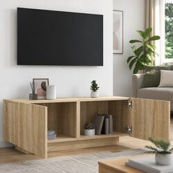 Concise and Stylish Sonoma Oak TV Cabinet Unit