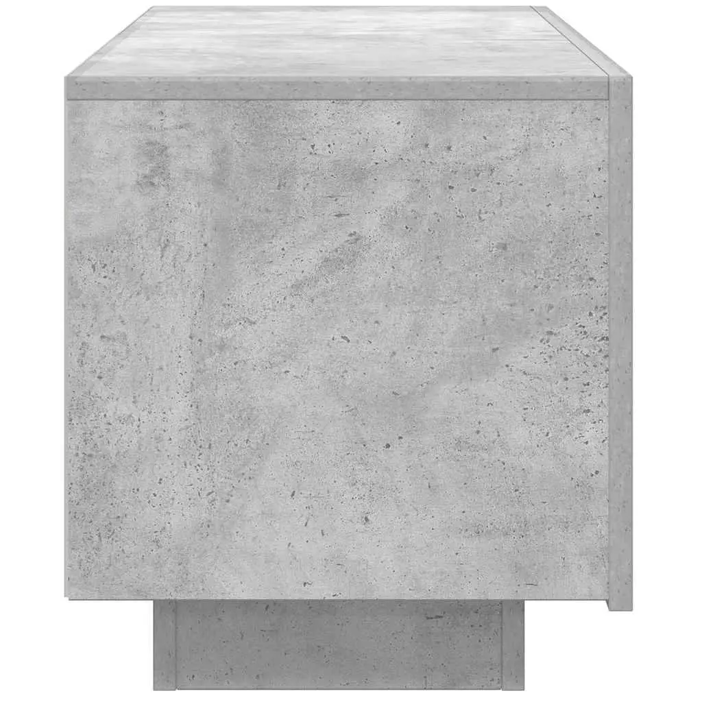 TV Cabinet Concrete Grey 100x35x40 cm Engineered Wood Media Storage Unit
