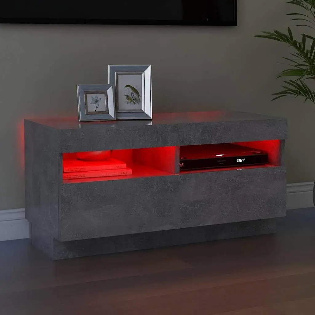 TV Cabinet with RGB LED Lights