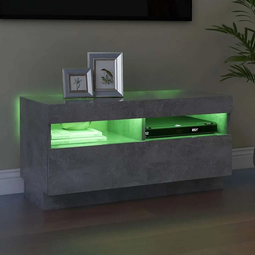 TV Cabinet with RGB LED Lights