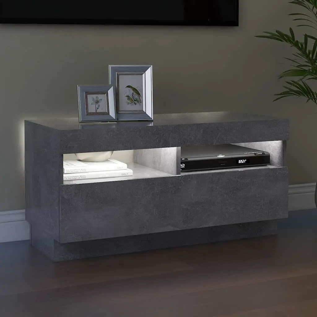 TV Cabinet with RGB LED Lights