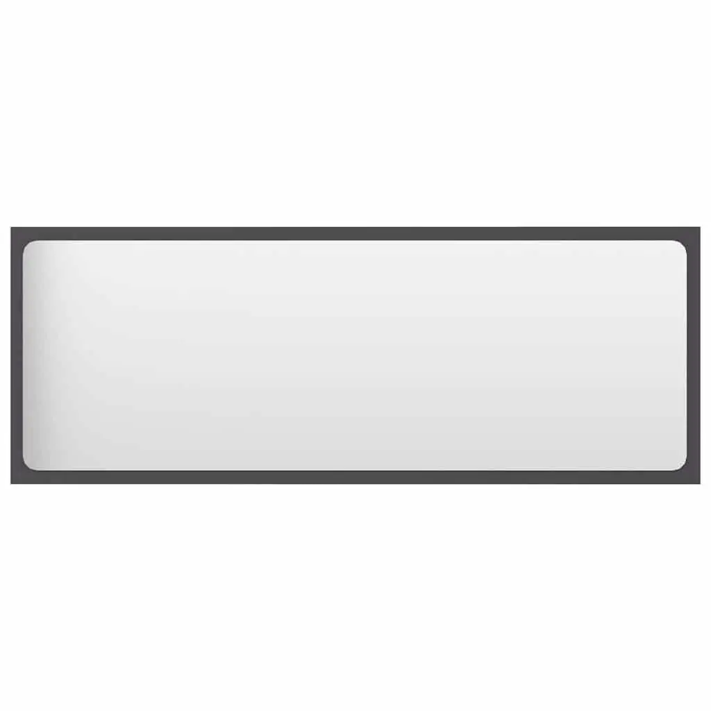 Wall Mounted Grey Bathroom Mirror