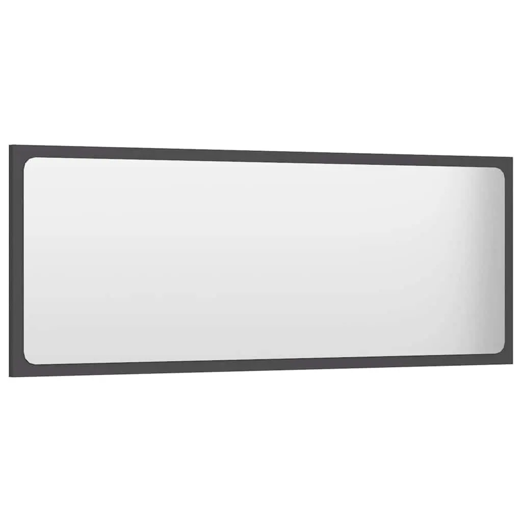 Wall Mounted Grey Bathroom Mirror