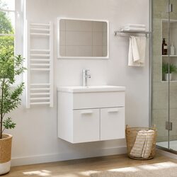 Concise 2-Piece Bathroom Furniture Set for Your Space