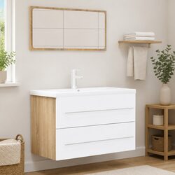 2-Piece Bathroom Furniture Set for Organized Spaces
