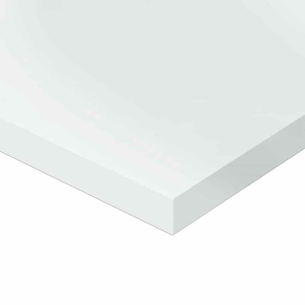 Bookshelf Boards White 40x20x1.5 cm Engineered Wood Wall Shelves Storage