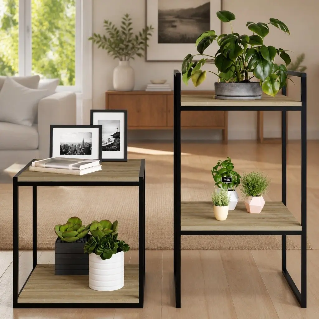 Floating Shelves Boards Brown 40x40x1.5 cm Wall Mount Storage Shelving