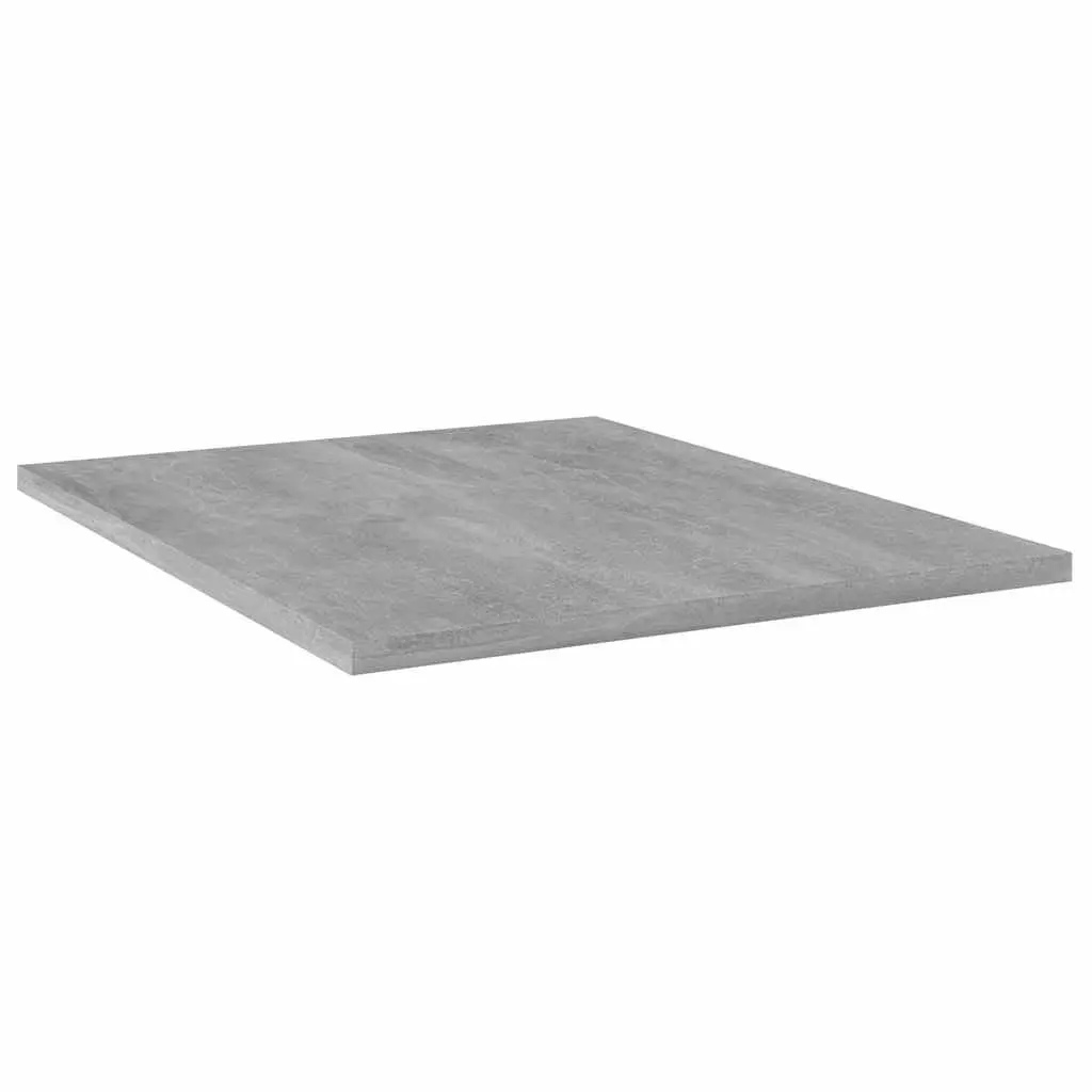 Floating Shelf Boards Grey 40 x 50 cm Engineered Wood Wall Mount Storage Shelving 4 Piece