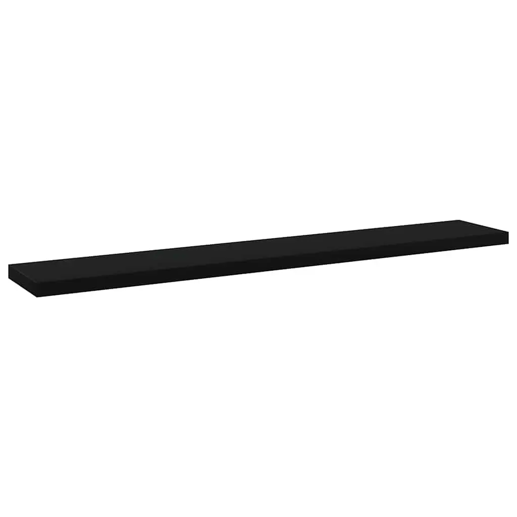 Bookshelf Boards Black 60x10x1.5 cm Engineered Wood Shelving Panels