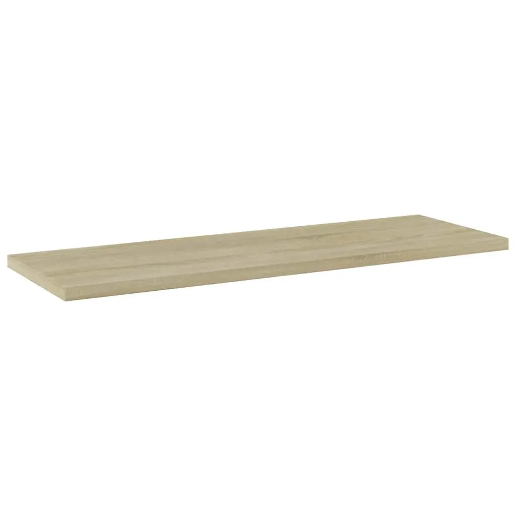 Bookshelf Boards Brown Sonoma Oak 60x20x1.5 cm 4 Piece Storage Shelving Panels Wood