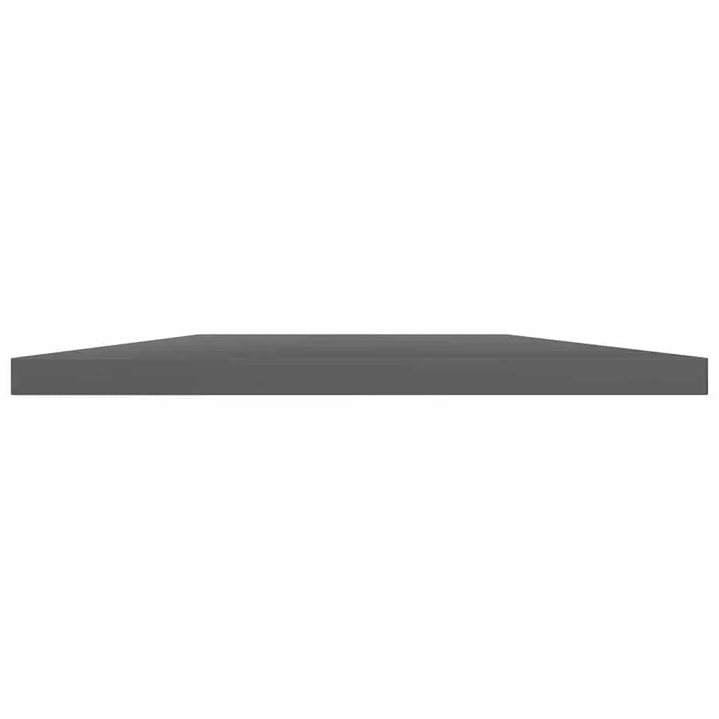 Bookshelf Boards 4 pcs Grey 60x20x1.5 cm Engineered Wood Wall Shelves Storage