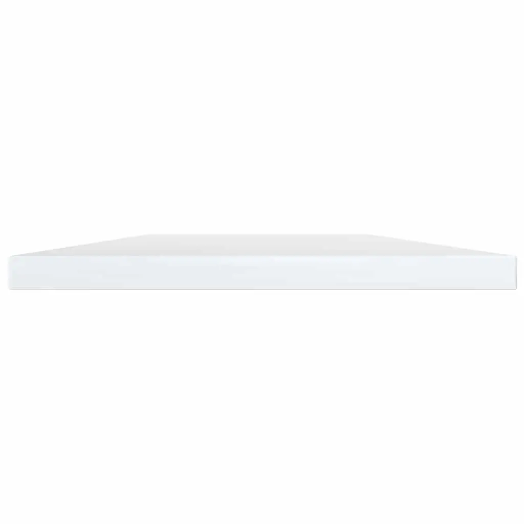 Wall Mount Shelf Boards Set White 4 Pieces Engineered Wood 60x30x1.5cm Storage Display Panel
