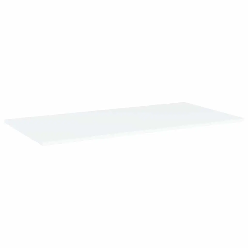 Bookshelf Boards White 80 x 20 x 1.5 cm Engineered Wood Floating Wall Mount Shelving 4 Pieces