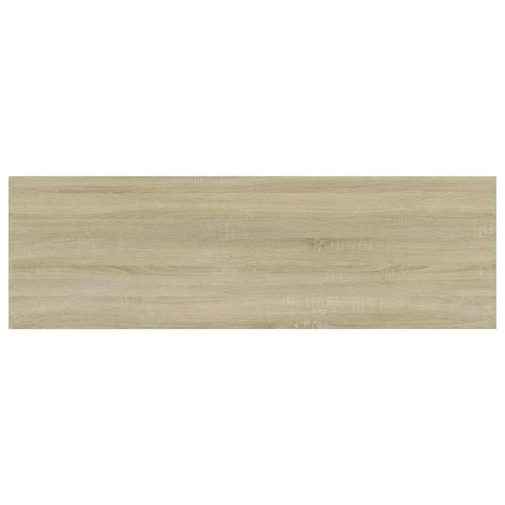 Floating Bookshelf Boards Brown 4 Piece Engineered Wood Wall Shelves