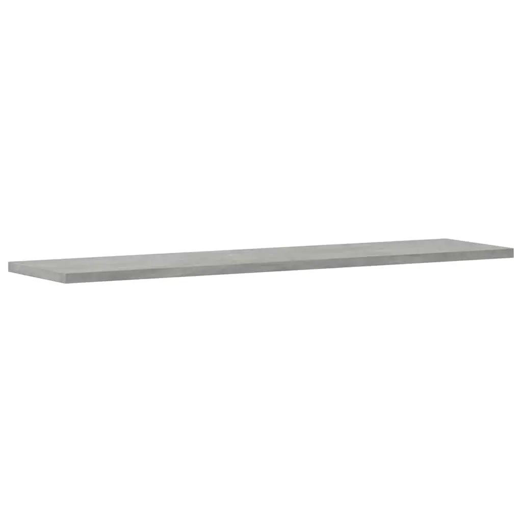 4-Piece Grey Bookshelf Board Set