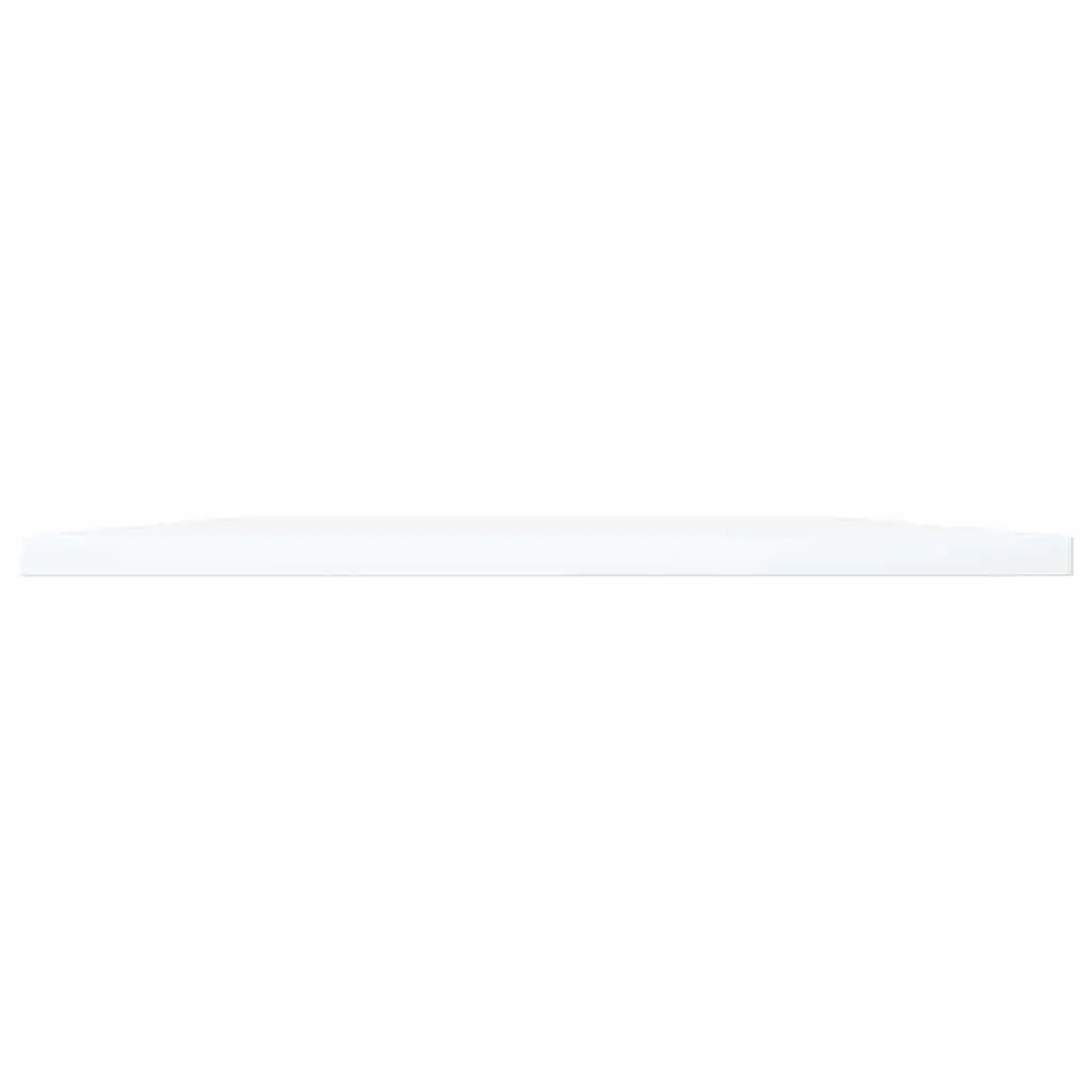 Floating Shelf Boards White 80 x 40 cm Set of 4 Wall Mount Storage Shelves