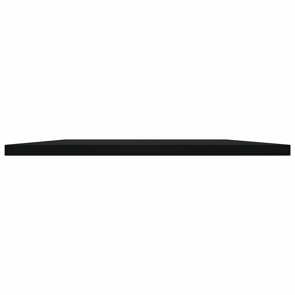 Floating Shelf Boards Black 80 x 40 cm Wall Mount Storage Shelving Unit