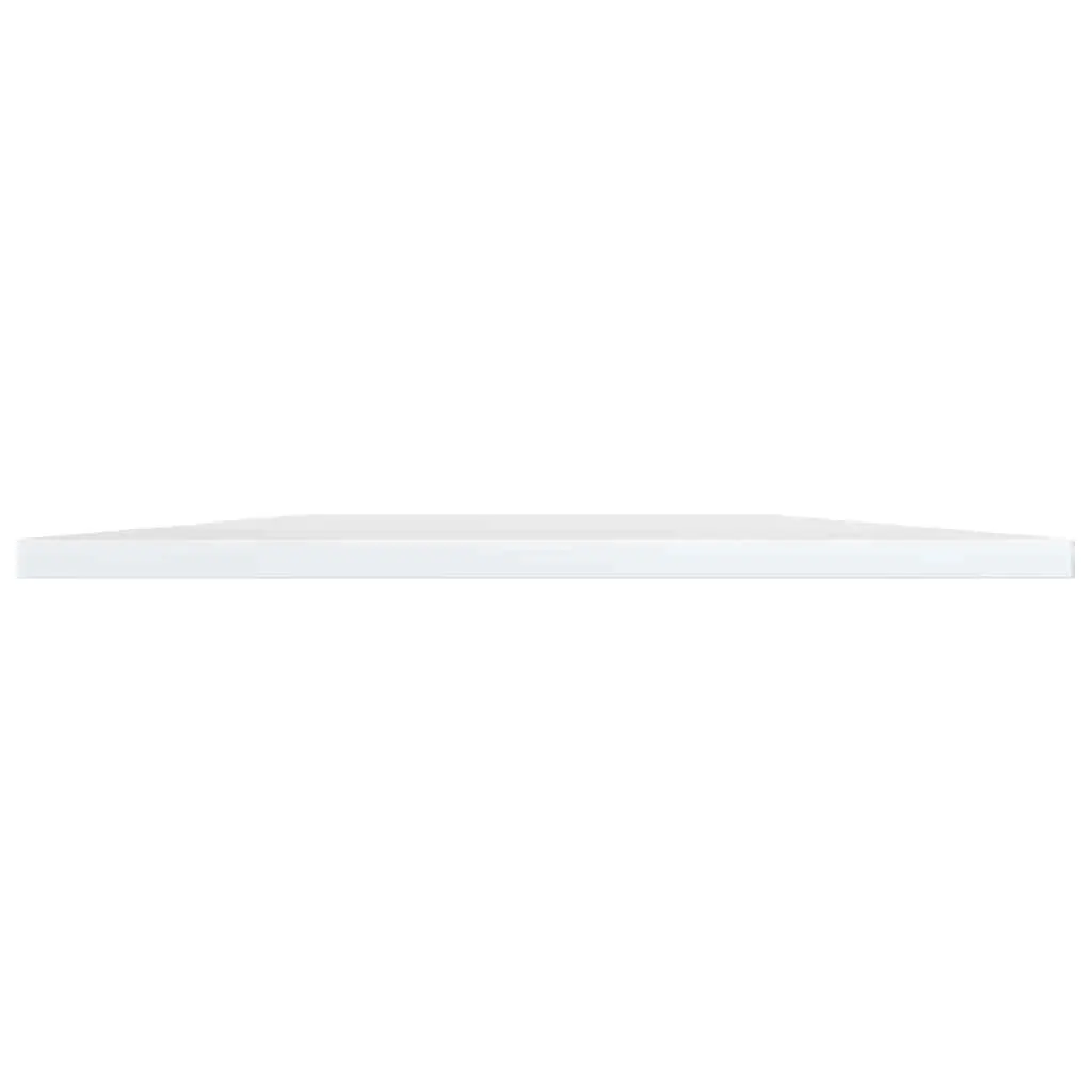 Floating Shelves White 80 x 40 cm Wall-Mounted Storage Boards Engineered Wood