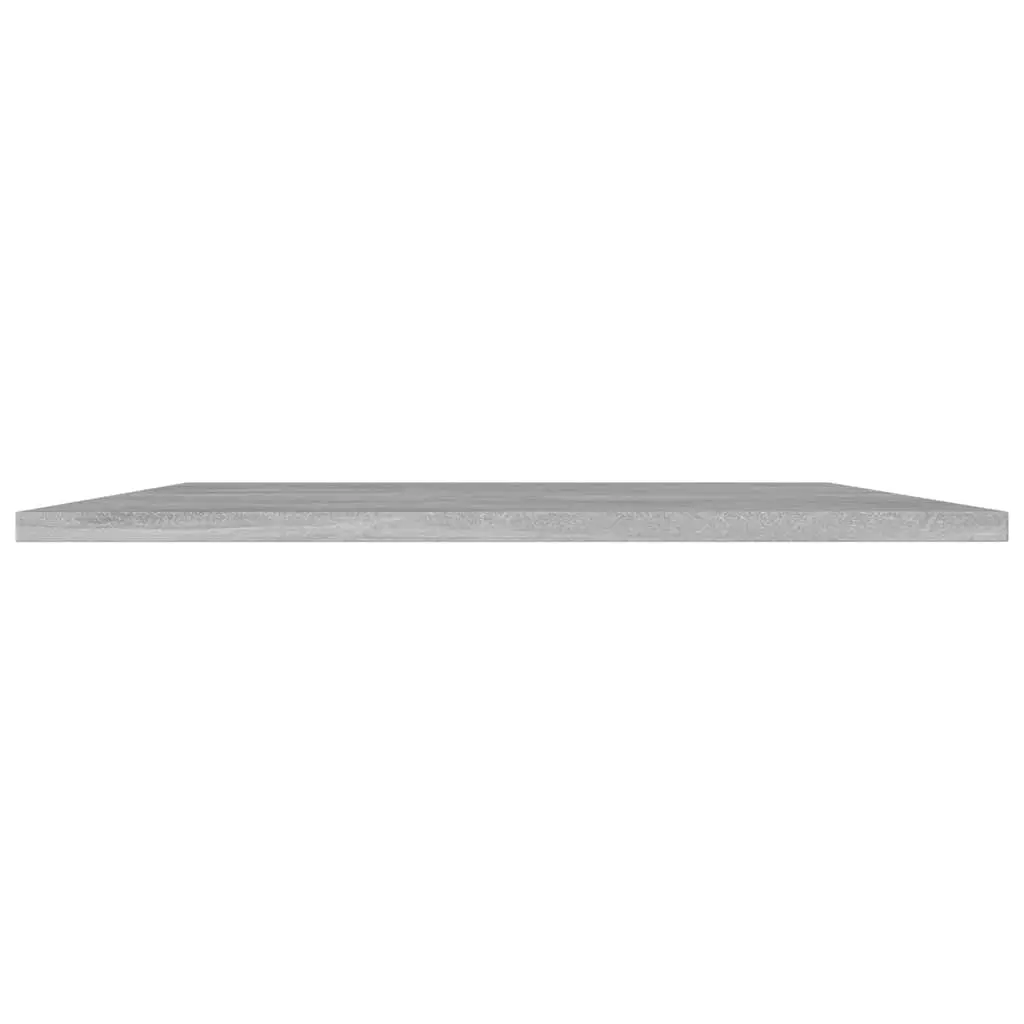 Floating Shelf Boards Grey Engineered Wood 80 x 50 cm Wall Storage Display Organiser 4 Piece