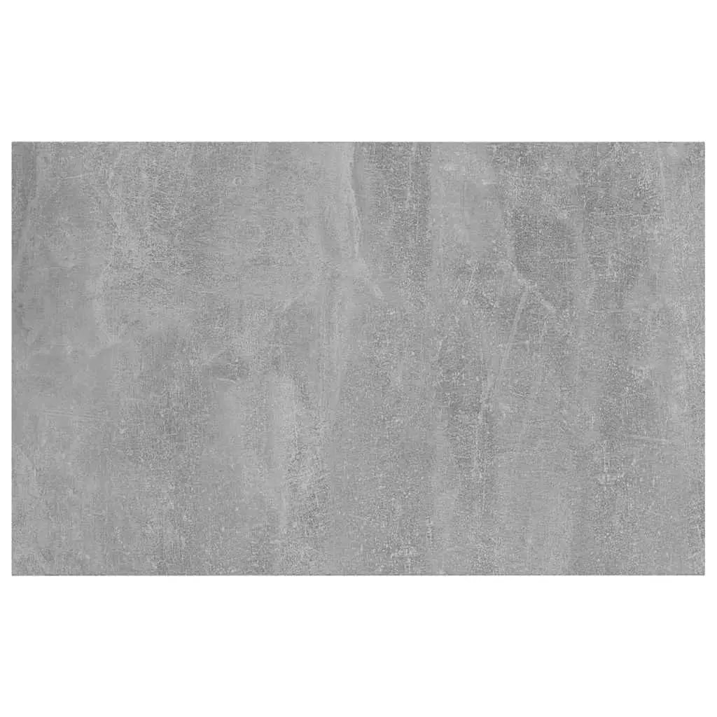 Floating Shelf Boards Grey Engineered Wood 80 x 50 cm Wall Storage Display Organiser 4 Piece