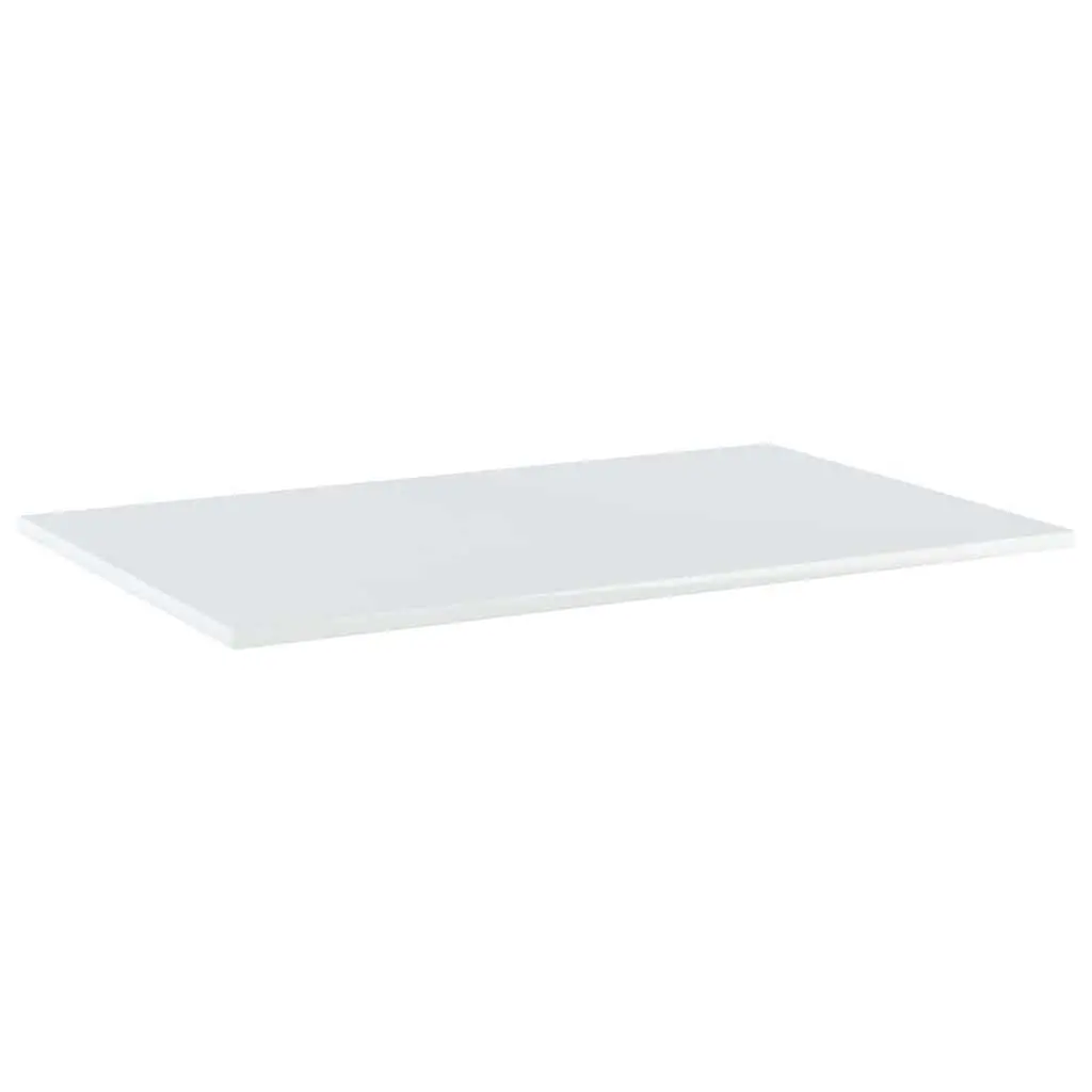 Floating Shelves White 80 x 50 cm Wall Mounted Storage Display Organizer 4 Piece