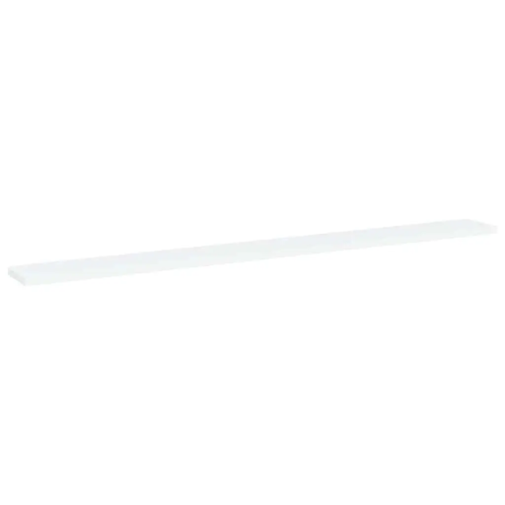 Bookshelf Boards White 100 x 10 x 1.5 cm Easy to Clean Engineered Wood