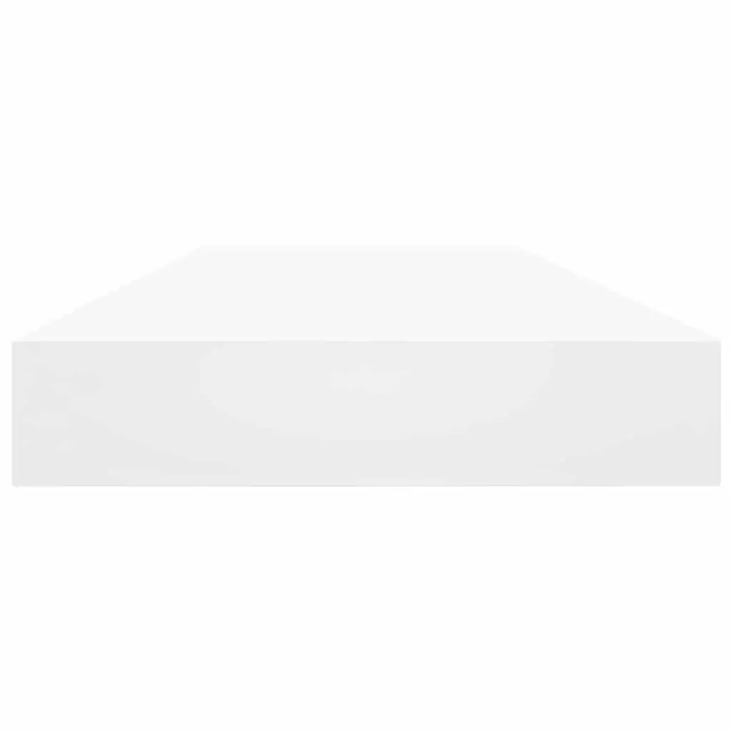Bookshelf Boards White 8 Piece Floating Shelves Storage Wall Mount Display