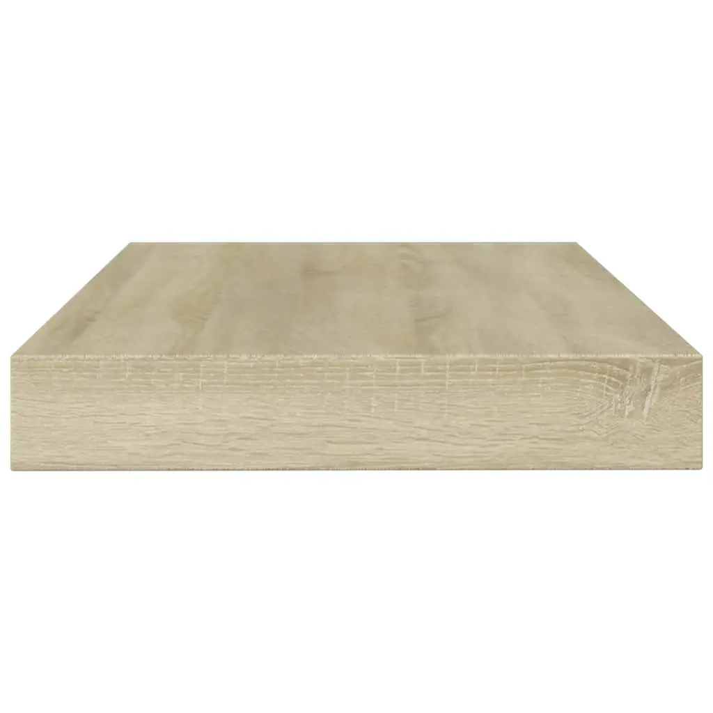 Bookshelf Boards Brown 100 x 10 x 1.5 cm 8 Piece Engineered Wood Floating Shelves Storage