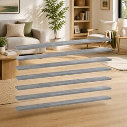 Quality Engineered Wood Bookshelf Boards – Set of 8