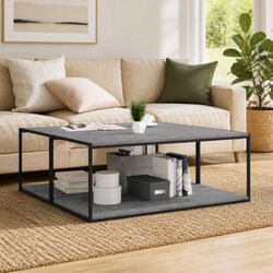 Compact and Sturdy Grey Floating Shelves - 4 Pack