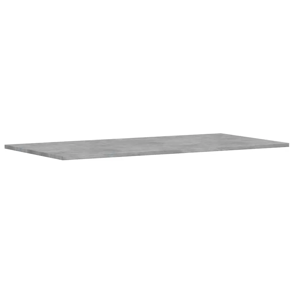 Bookshelf Boards Grey 100 x 50 cm 4 Piece Wall Storage Shelves Floating Display Panels