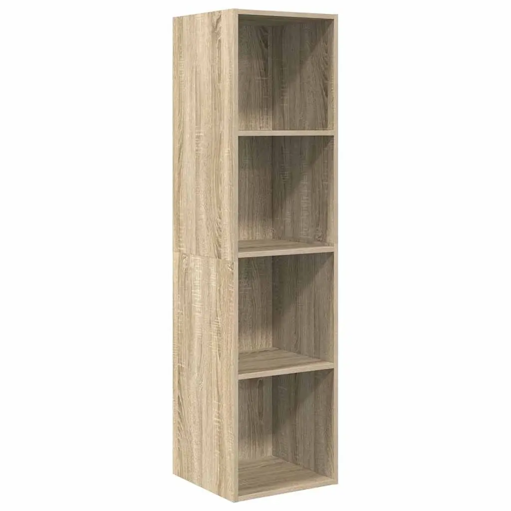 Wall-mounted TV Cabinet Brown 37 x 37 x 142.5 cm Vertical Horizontal Mount Storage Organiser