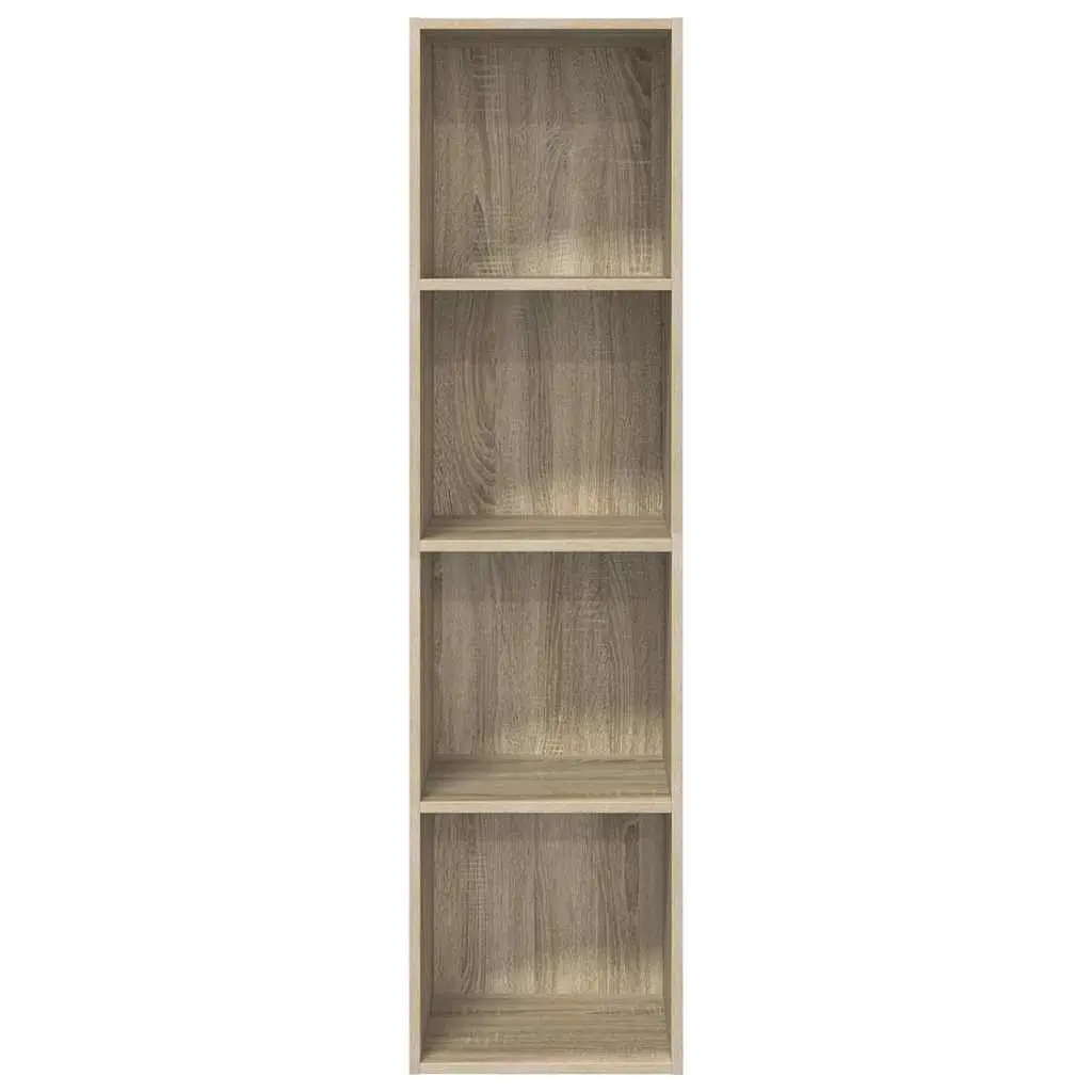 Wall-mounted TV Cabinet Brown 37 x 37 x 142.5 cm Vertical Horizontal Mount Storage Organiser