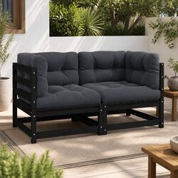 Black Garden Sofa