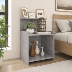 Grey Bedside Table for Easy Storage