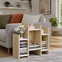 Compact Side Cabinet with 6 Shelves for Easy Organization