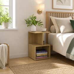 Compact and Reliable 2-Piece Bedside Cabinet Set