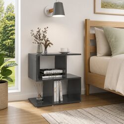 Efficient Grey High Gloss Bedside Cabinets for Your Space