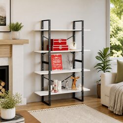 Compact 4-Shelf Book Cabinet – Built to Last