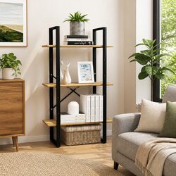 Solid Pine Wood Storage Shelf 60x30x105 cm