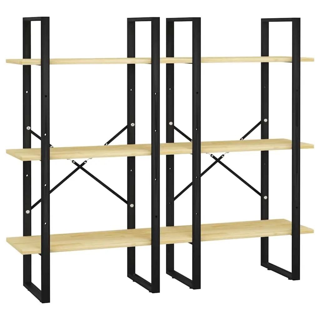 Storage Shelf Brown 60x30x210 cm Wooden Bookcase Display Stand Shelving Unit