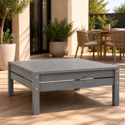 Wooden Garden Footstool: Compact and Convenient